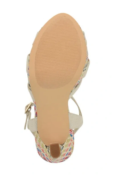Nine West Windee Ankle Strap Platform Sandal In Multi