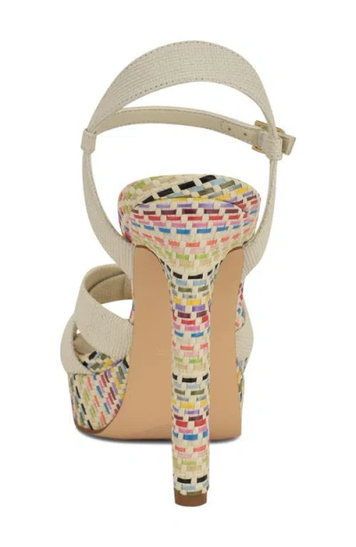 Nine West Windee Ankle Strap Platform Sandal In Multi