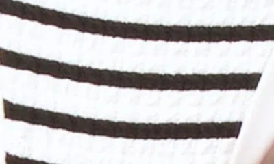 L*space Lspace Alex Stripe Full Coverage Swim Bottoms In Black