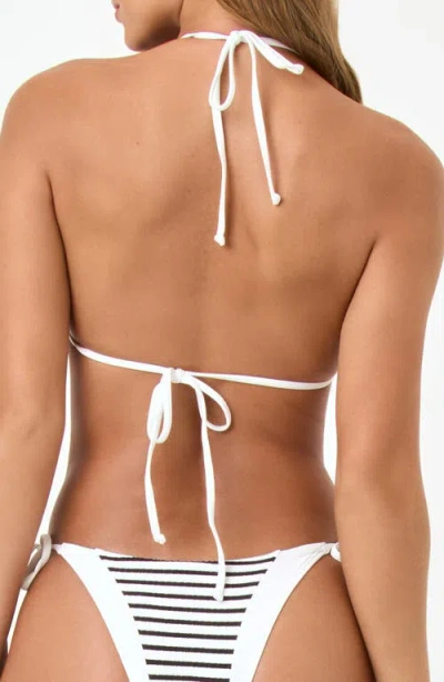 L*space Daria Halter Bikini Top In Animal Print