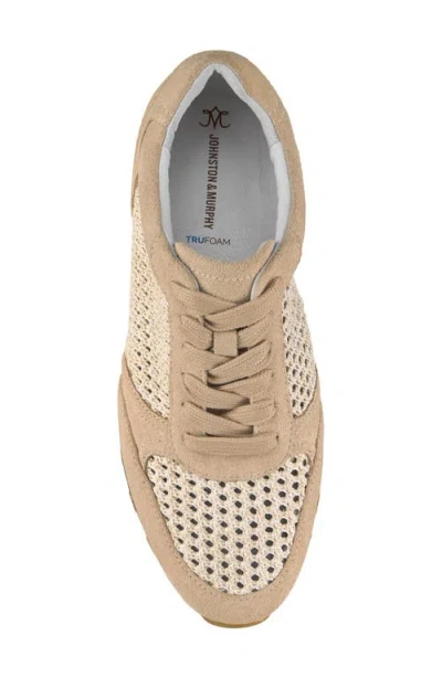Johnston & Murphy Piper Knit Panel Sneaker In Multi