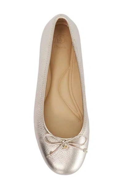 Dune London Helenne Ballet Flat In Silver