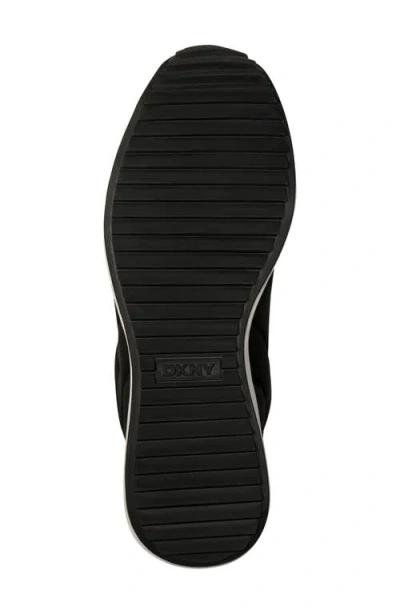 Dkny Kalindi Wedge Sneaker In Black