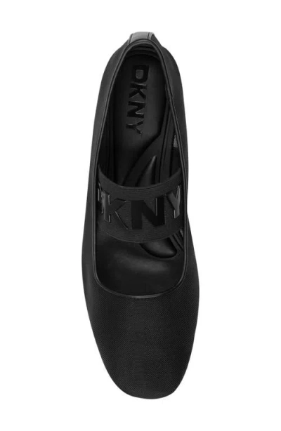 Dkny Dace Mesh Ballet Flat In Black