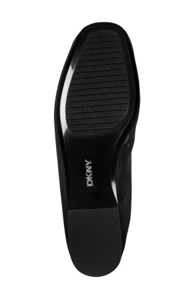 Dkny Dace Mesh Ballet Flat In Black