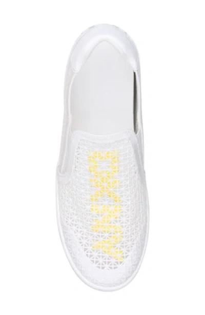 Dkny Marta Mesh Sneaker In White