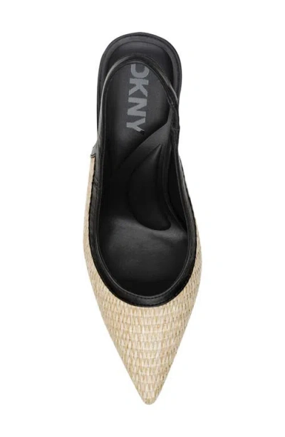Dkny Woven Slingback Pumps In Multi
