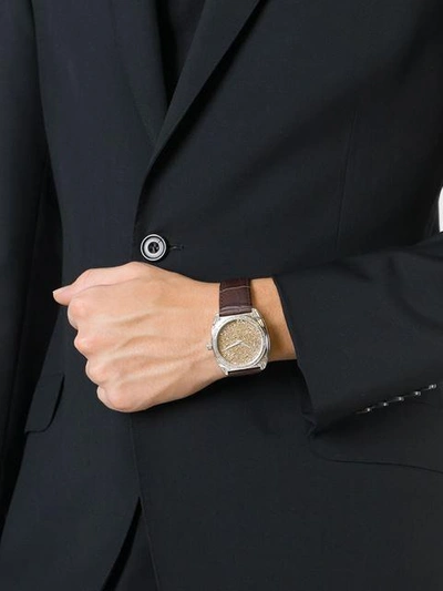 Shop Christian Koban 'dom' Diamond Watch In Brown