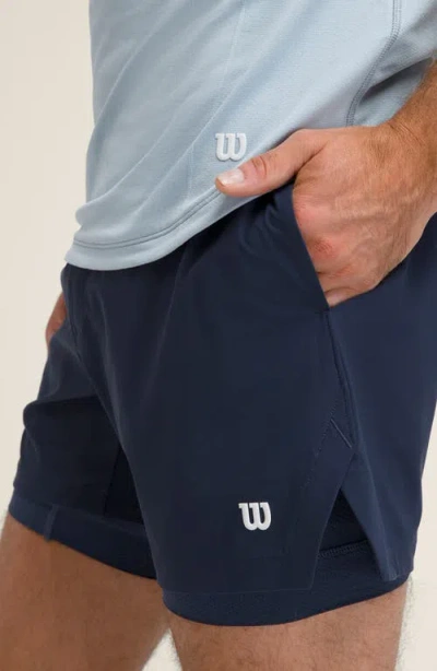Wilson Set Point 5" Lined Shorts In Multi