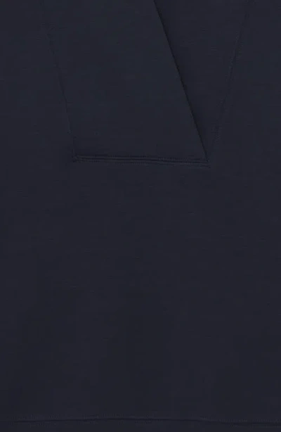 Reiss Womens Navy Annabel Shawl-neck Long-sleeve Jersey Top In Multi