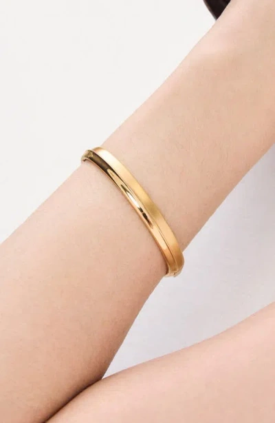 Dean Davidson Tao Hinge Bangle In Gold
