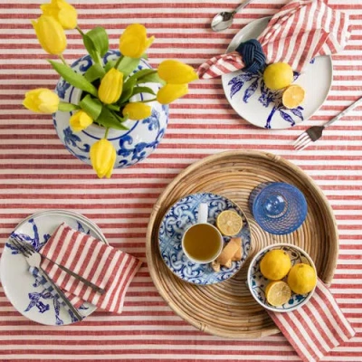 Solino Home Linen Tablecloth In Multi