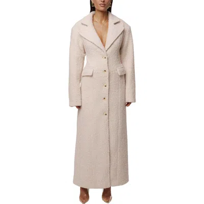 Jluxlabel Midnight Check In Coat In White