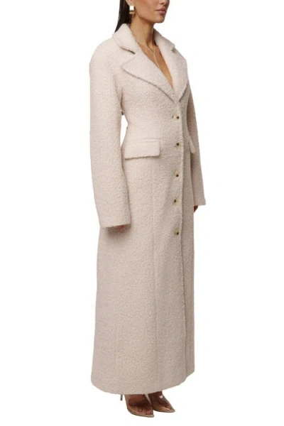 Jluxlabel Midnight Check In Coat In White