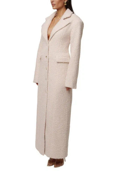 Jluxlabel Midnight Check In Coat In White