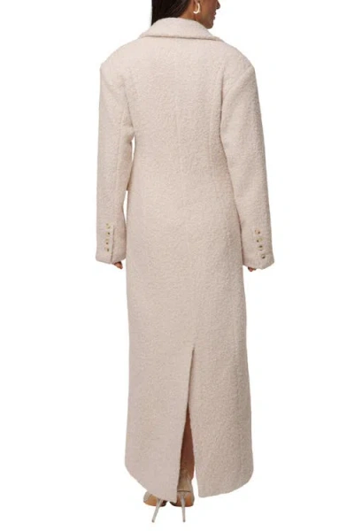 Jluxlabel Midnight Check In Coat In White