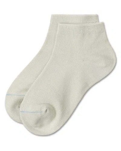 Memoi Basic Silky-soft Gauge Ankle Sock In Green