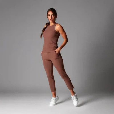 Tavi Work It Ankle Pant In Brown