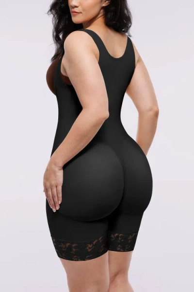 Shapellx Airslim® Extreme Compression Open Bust Bodysuit In Black