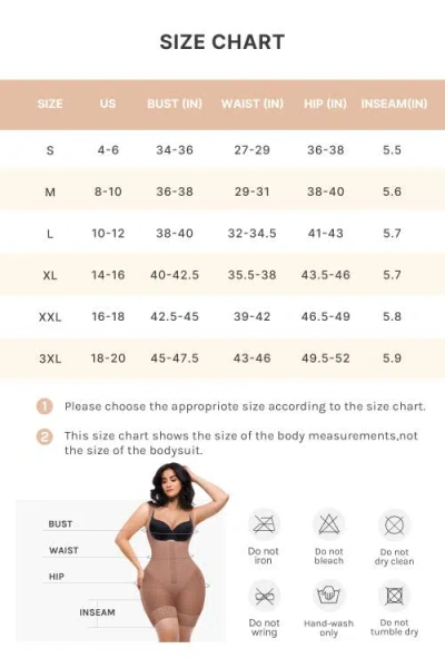 Shapellx Airslim® Extreme Compression Open Bust Bodysuit In Black