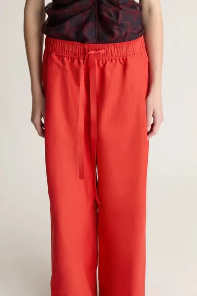 Lee Mathews Carmen Trousers In Red