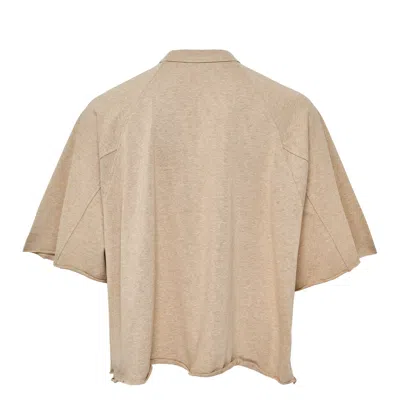 Entire Studios Raw-hem T-shirt In Nude