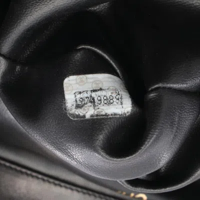 Pre-owned Chanel Black Leather Backpack ()