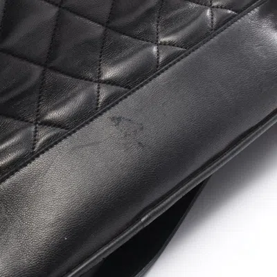Pre-owned Chanel Black Leather Backpack ()