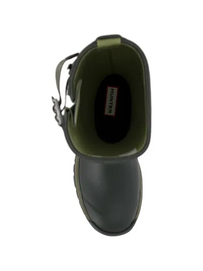 Hunter Buckle Boots In Black