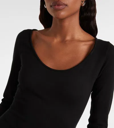 Khaite Carlotta Gathered Maxi Dress In Black