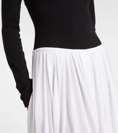 Khaite Carlotta Gathered Maxi Dress In Black