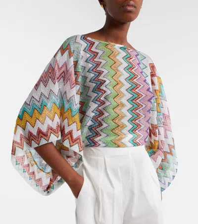 Missoni Zigzag-pattern Blouse In Multi