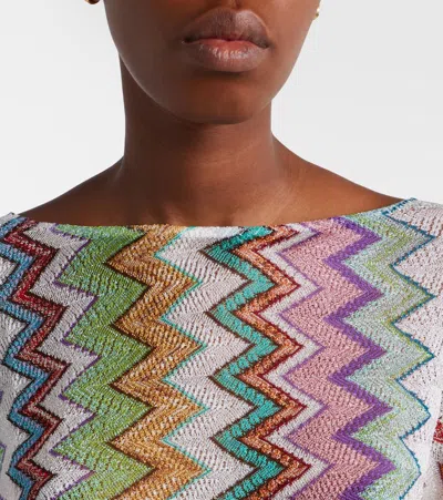 Missoni Zigzag-pattern Blouse In Multi