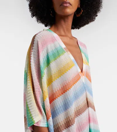 Missoni Zigzag Knitted Beach Cover-up In Multi