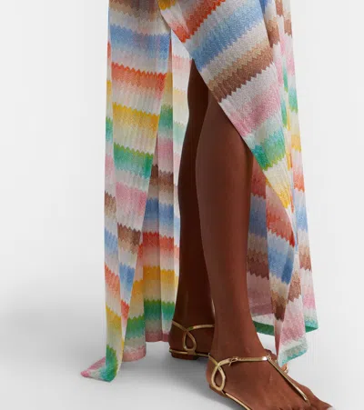 Missoni Zigzag Knitted Beach Cover-up In Multi