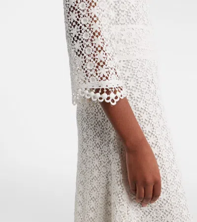 Isabel Marant Hydra Cotton-guipure Lace Maxi Dress In White