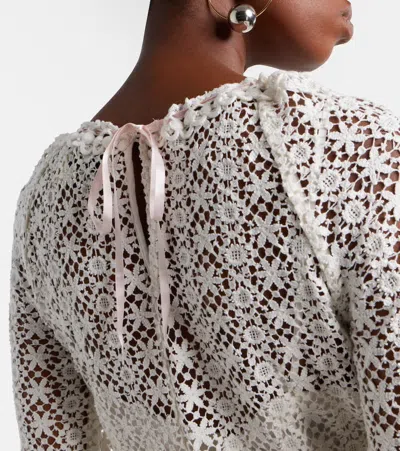 Isabel Marant Hydra Cotton-guipure Lace Maxi Dress In White