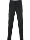 DSQUARED2 DSQUARED2 DROPPED CROTCH TAILORED TROUSERS - BLACK,S74KB0007S3940811786550