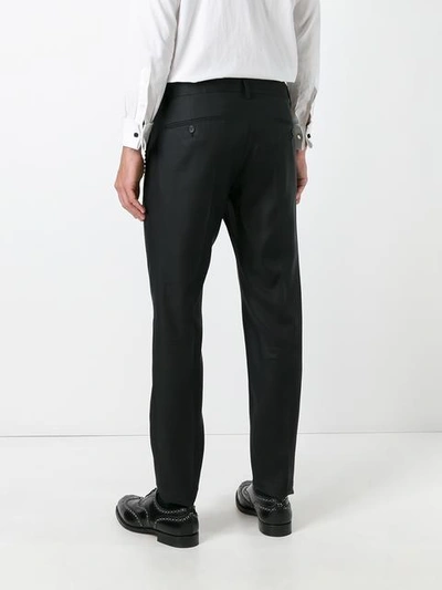 Shop Dsquared2 Studded Tailored Trousers In Black