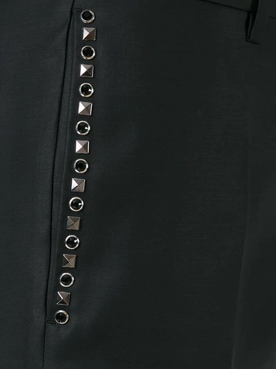 Shop Dsquared2 Studded Tailored Trousers In Black