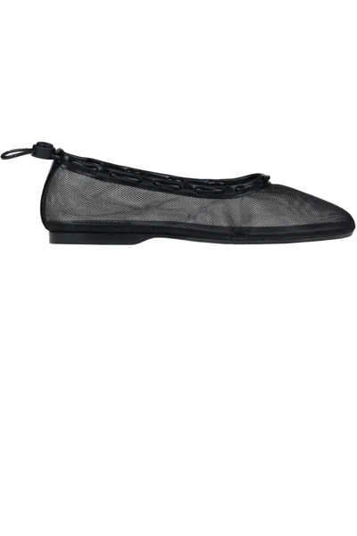 Alohas Woman Ballet Flats Black Size 7.5 Textile Fibers