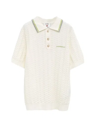 Casablanca Mini Short Sleeve T-shirt For Men In White