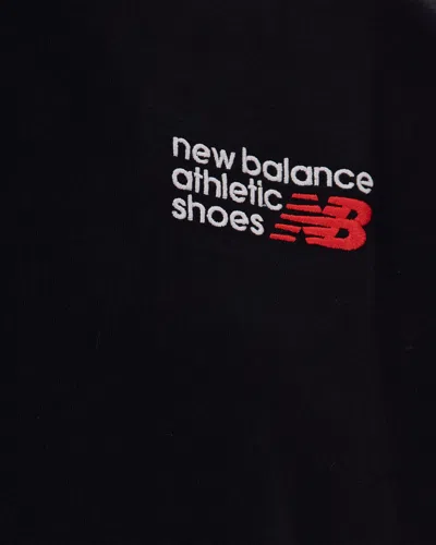 New Balance T-shirt Athletics Premium Logo Balck In Black