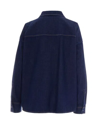 Weekend Max Mara Camicia Oversize Dark Blue In Blue