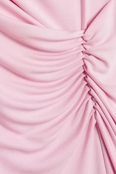 Simkhai Acacia Draped Jersey Dress In Pink