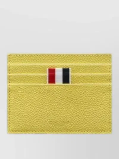 Thom Browne Card Holder Note Compartment Pebble Grain Leather