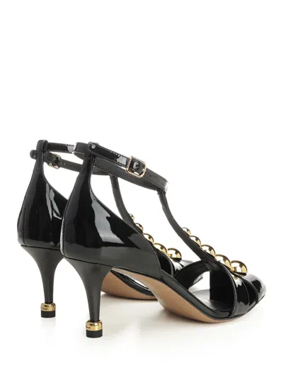 Chloé 70mm Cleia Studded Patent Leather Pumps In Multi