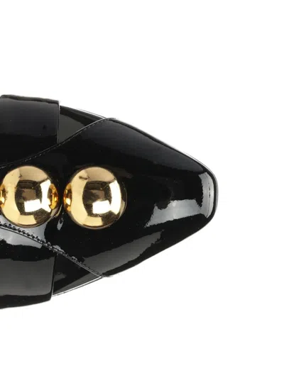 Chloé 70mm Cleia Studded Patent Leather Pumps In Multi