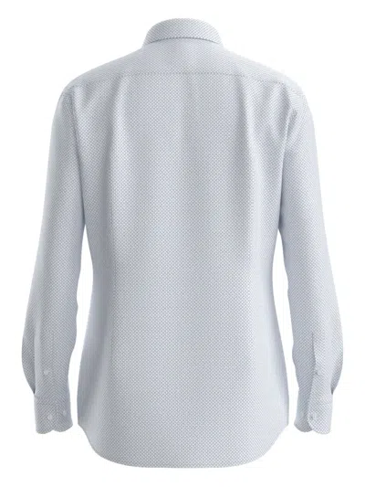 Hugo Boss Patterned Shirt In White