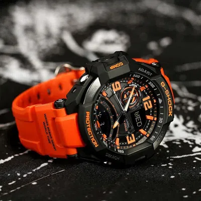 Casio G-shock Gravitymaster 'orange' In Multi